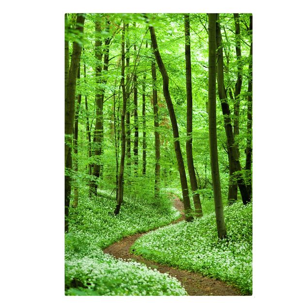 Lienzo bosque Romantic Forest Track