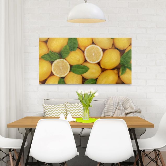 Cuadros de frutas modernos Juicy lemons