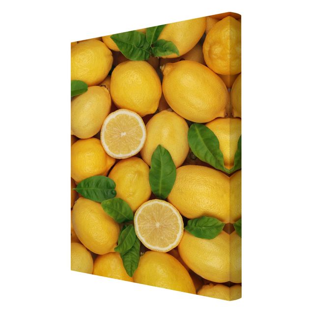 Cuadro amarillo Juicy lemons