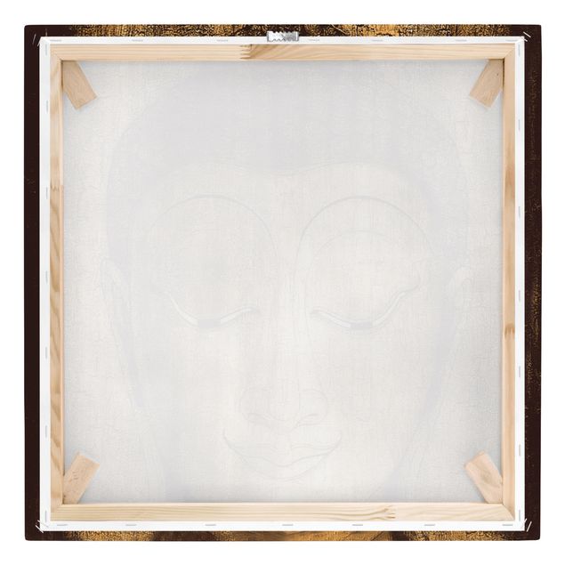 Lienzos decorativos Smiling Buddha