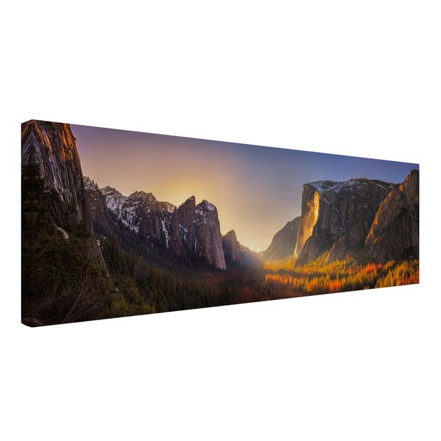 Cuadros de paisajes de montañas Sunset in Yosemite