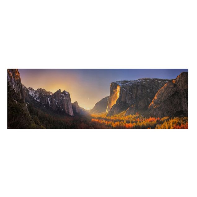 Cuadros de paisajes naturales  Sunset in Yosemite