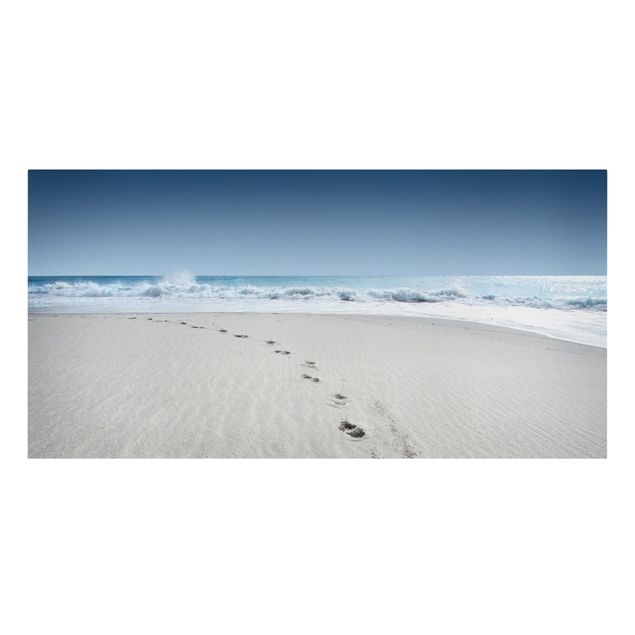Cuadros con mar Traces In The Sand