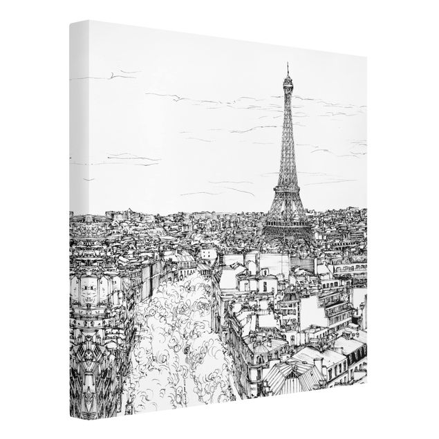 Lienzos ciudades City Study - Paris