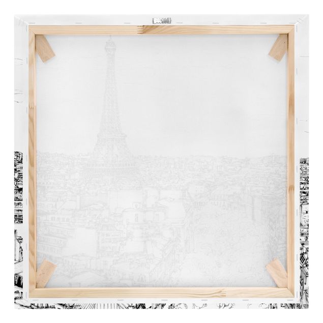 Cuadros en blanco y negro City Study - Paris