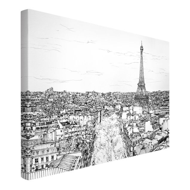 Lienzos ciudades del mundo City Study - Paris