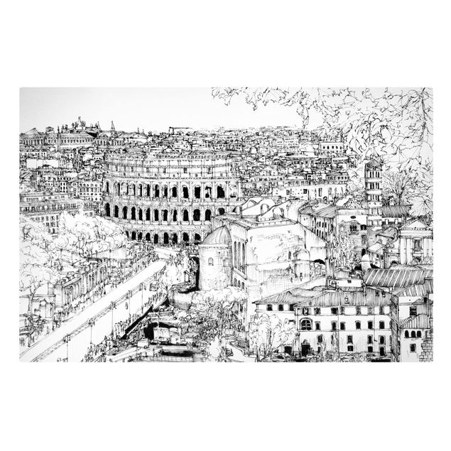 Cuadros ciudades City Study - Rome