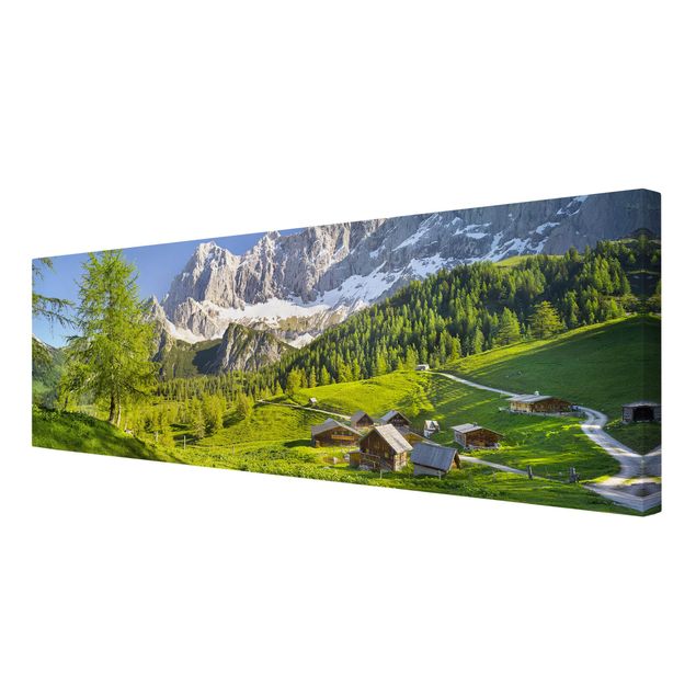Lienzos paisajes naturales Styria Alpine Meadow