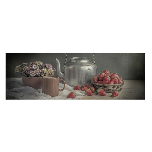 Cuadros grises Still Life with Strawberries