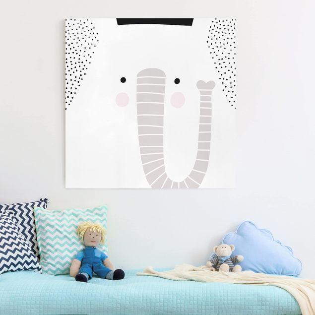 Decoración habitacion bebé Zoo With Patterns - Elephant
