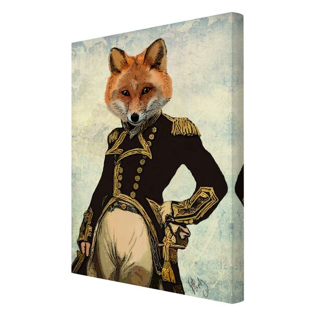 Cuadros decorativos Animal Portrait - Fox Admiral