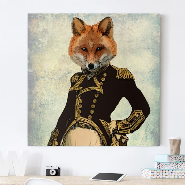 Decoración en la cocina Animal Portrait - Fox Admiral