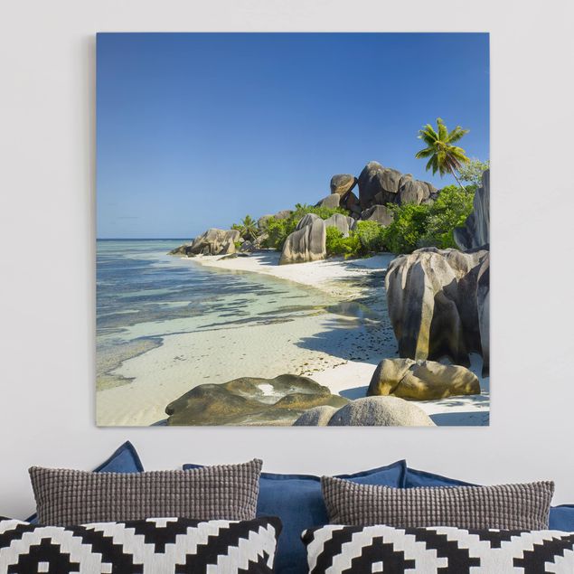 Lienzos de caribe Dream Beach Seychelles