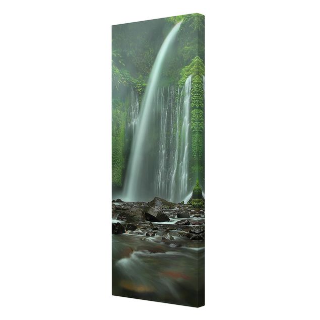 Lienzos de bosques Tropical Waterfall
