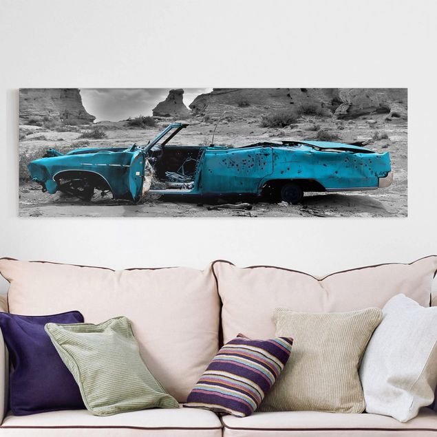 Cuadro con paisajes Turquoise Cadillac