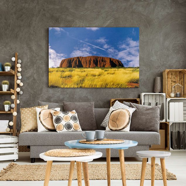 Lienzos de desiertos Uluru