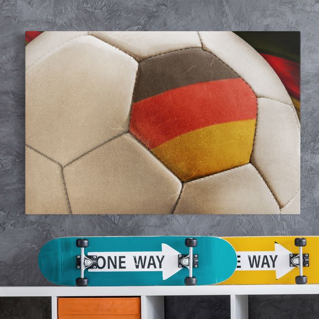 Cuadros decorativos de fútbol Vintage Football Germany