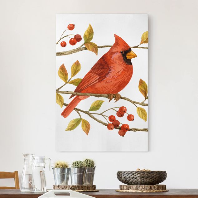 Decoración cocina Birds And Berries - Northern Cardinal