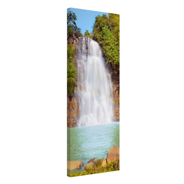 Cuadros de paisajes naturales  Waterfall Romance