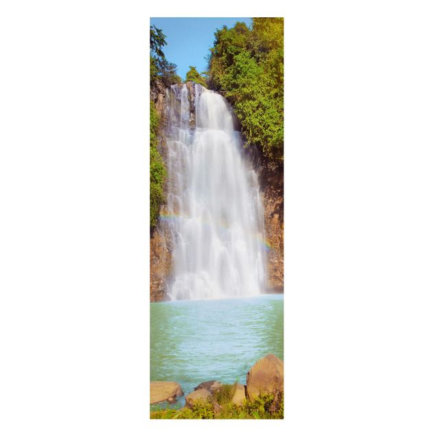 Lienzos paisajes naturales Waterfall Romance