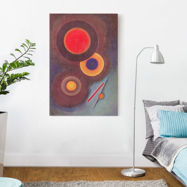 Láminas cuadros famosos Wassily Kandinsky - Circles And Lines