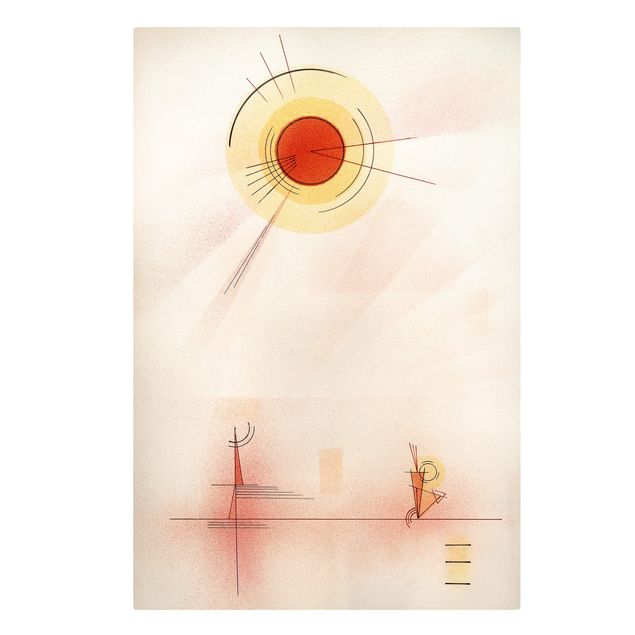 Lienzos de cuadros famosos Wassily Kandinsky - Rays