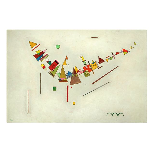 Lienzos de cuadros famosos Wassily Kandinsky - Angular Swing
