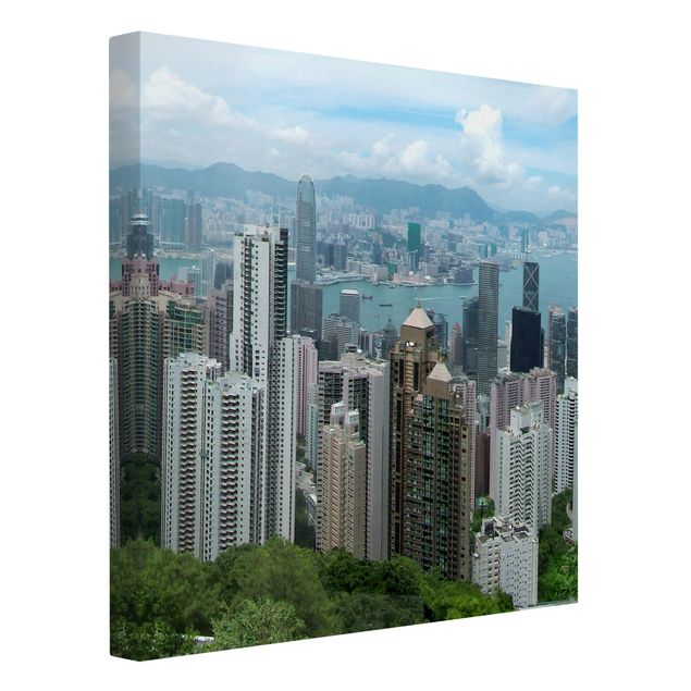 Lienzos de ciudades Watching Hongkong