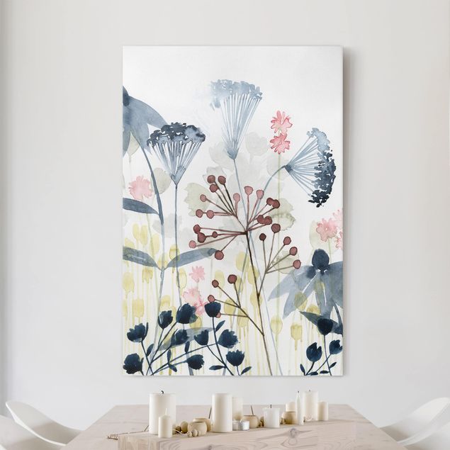 Cuadros en lienzo de flores Wildflower Watercolour I