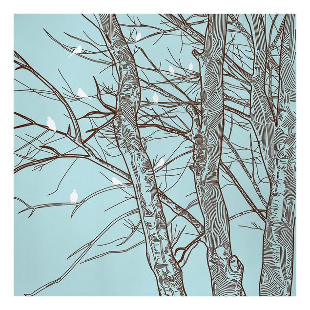 Lienzos de paisajes Winter Trees