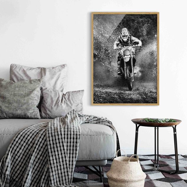 Cuadros de retratos Motocross In The Mud