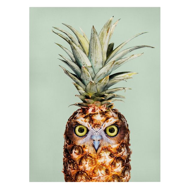 Reproducciónes de cuadros Pineapple With Owl