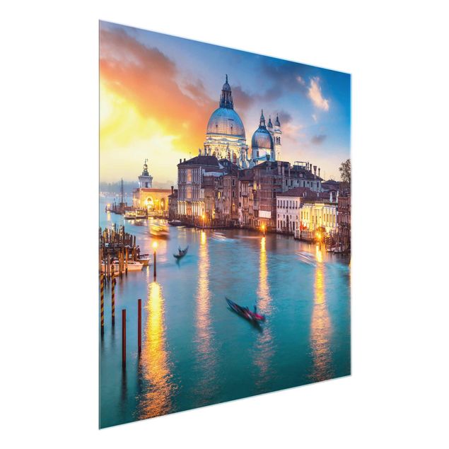 Cuadro con paisajes Sunset in Venice