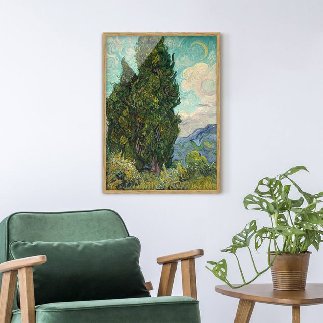 Cuadros impresionistas Vincent van Gogh - Cypresses