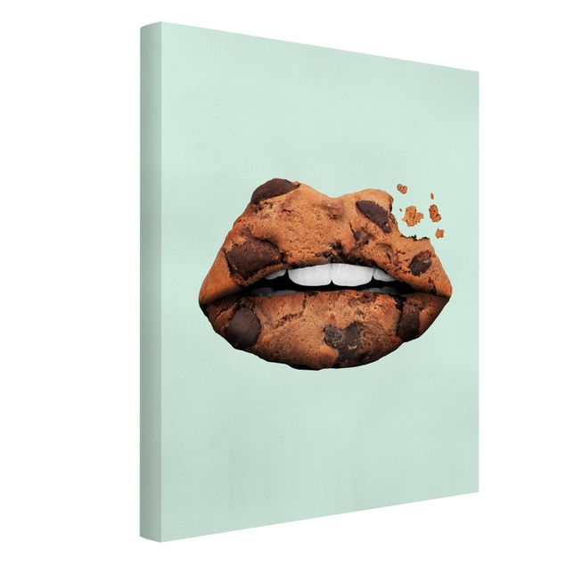 Cuadros decorativos modernos Lips With Biscuit