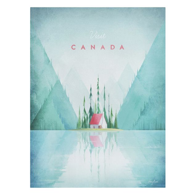 Cuadros arquitectura Travel Poster - Canada