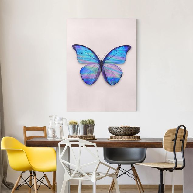 Cuadros de peces Holographic Butterfly