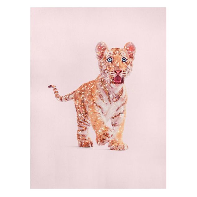Reproducciónes de cuadros Tiger With Glitter
