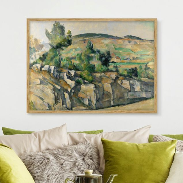 Cuadro del Impresionismo Paul Cézanne - Hillside In Provence