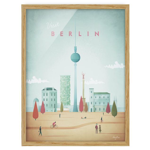 Cuadros de ciudades Travel Poster - Berlin