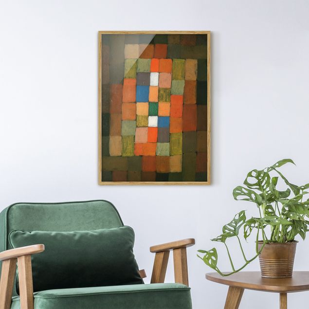 Pósters enmarcados de cuadros famosos Paul Klee - Static-Dynamic Increase