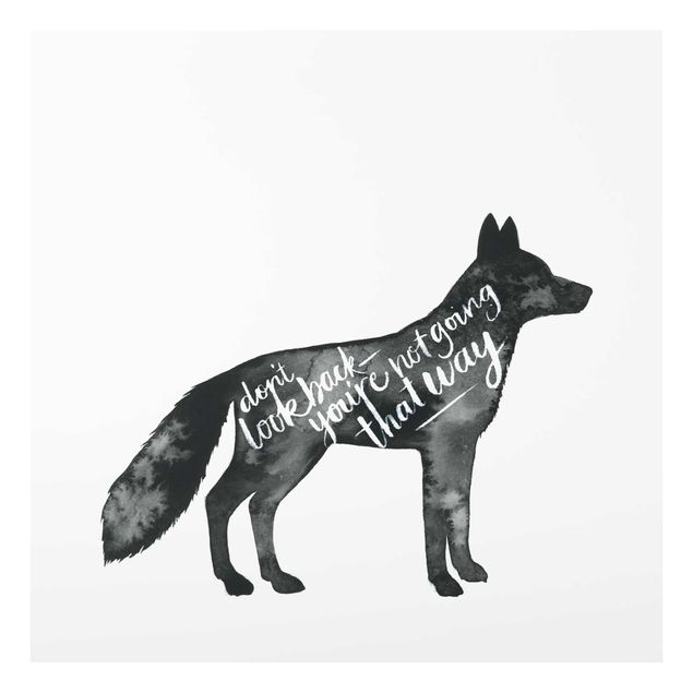 Cuadros decorativos Animals With Wisdom - Fox