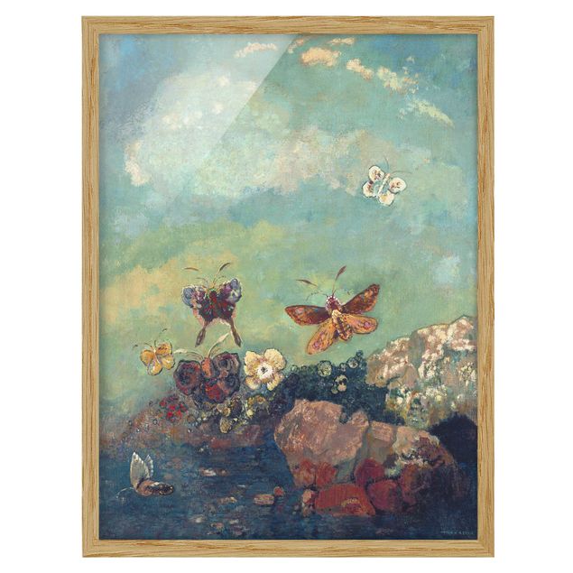 Cuadros de mariposas modernos Odilon Redon - Butterflies