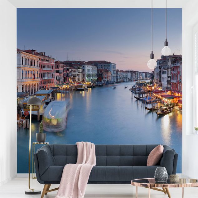 Papel pintado salón moderno Evening On The Grand Canal In Venice