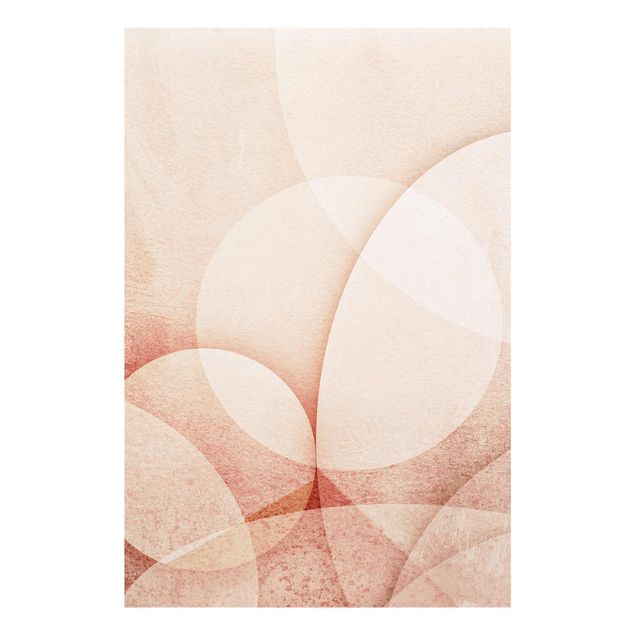 Cuadro naranja Abstract Graphics In Peach-Colour