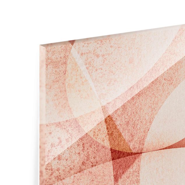 Cuadros Abstract Graphics In Peach-Colour