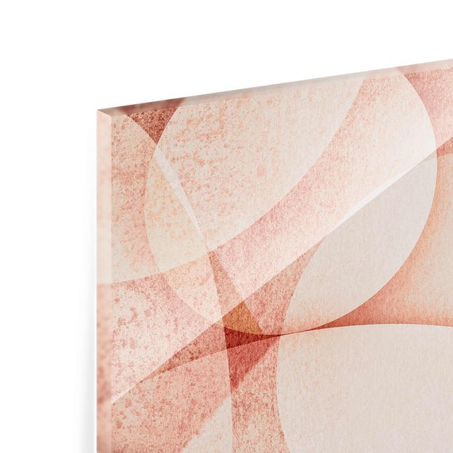 Cuadros decorativos Abstract Graphics In Peach-Colour