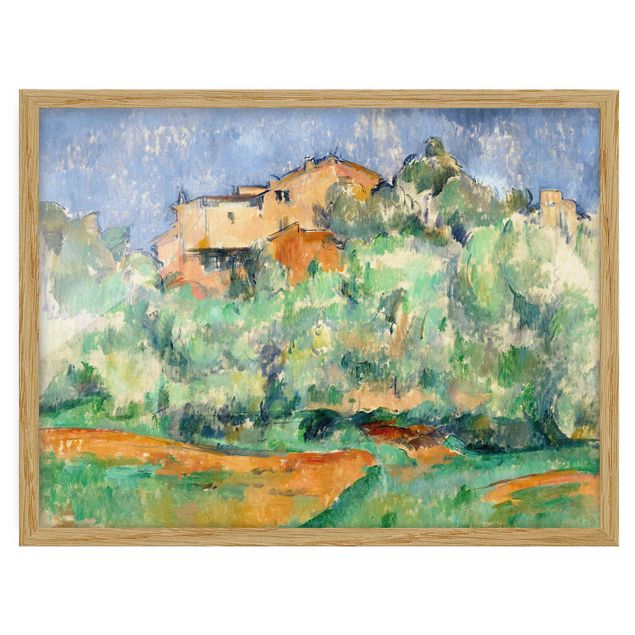 Estilo artístico Post Impresionismo Paul Cézanne - House And Dovecote At Bellevue