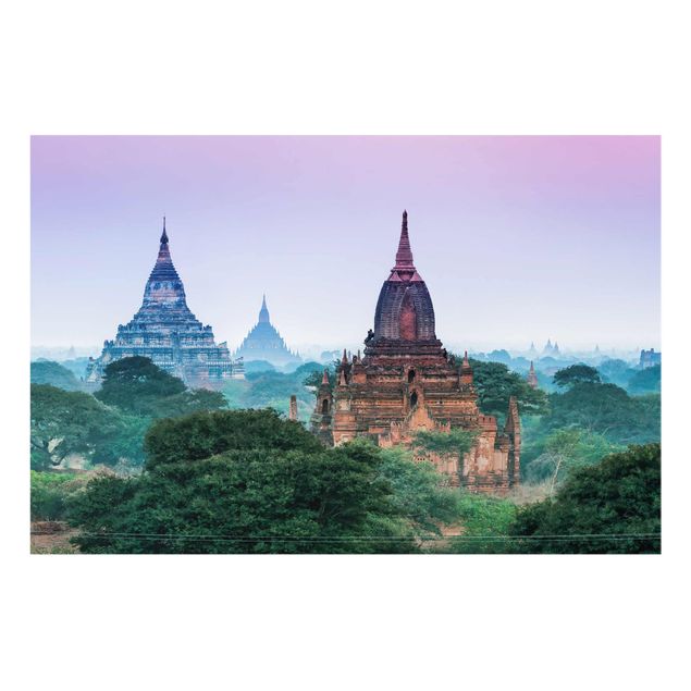 Cuadros de cristal arquitectura y skyline Temple Grounds In Bagan