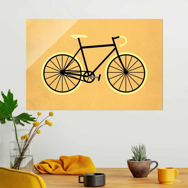 Decoración cocina Bicycle In Yellow
